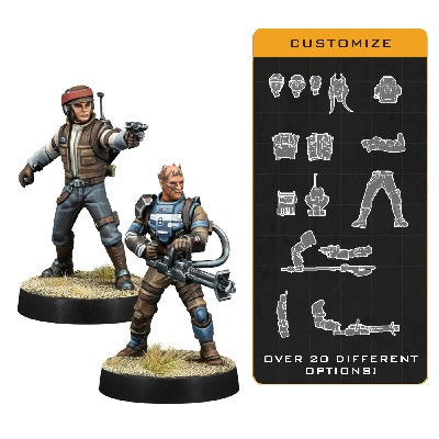 Star Wars: Legion - Customizable Rebel Officer & Agent