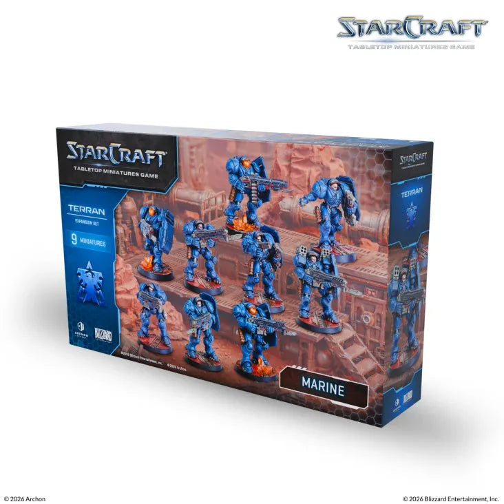 Starcraft: Tabletop Miniatures Game - Terran Expansion Set: Marine