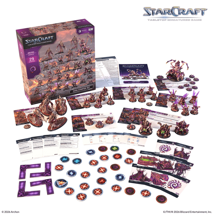 Starcraft: Tabletop Miniatures Game - Zerg Starter Set