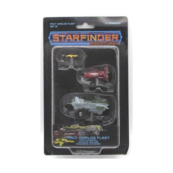 Starfinder Miniatures, Pre-Painted: Pact Worlds Fleet 1