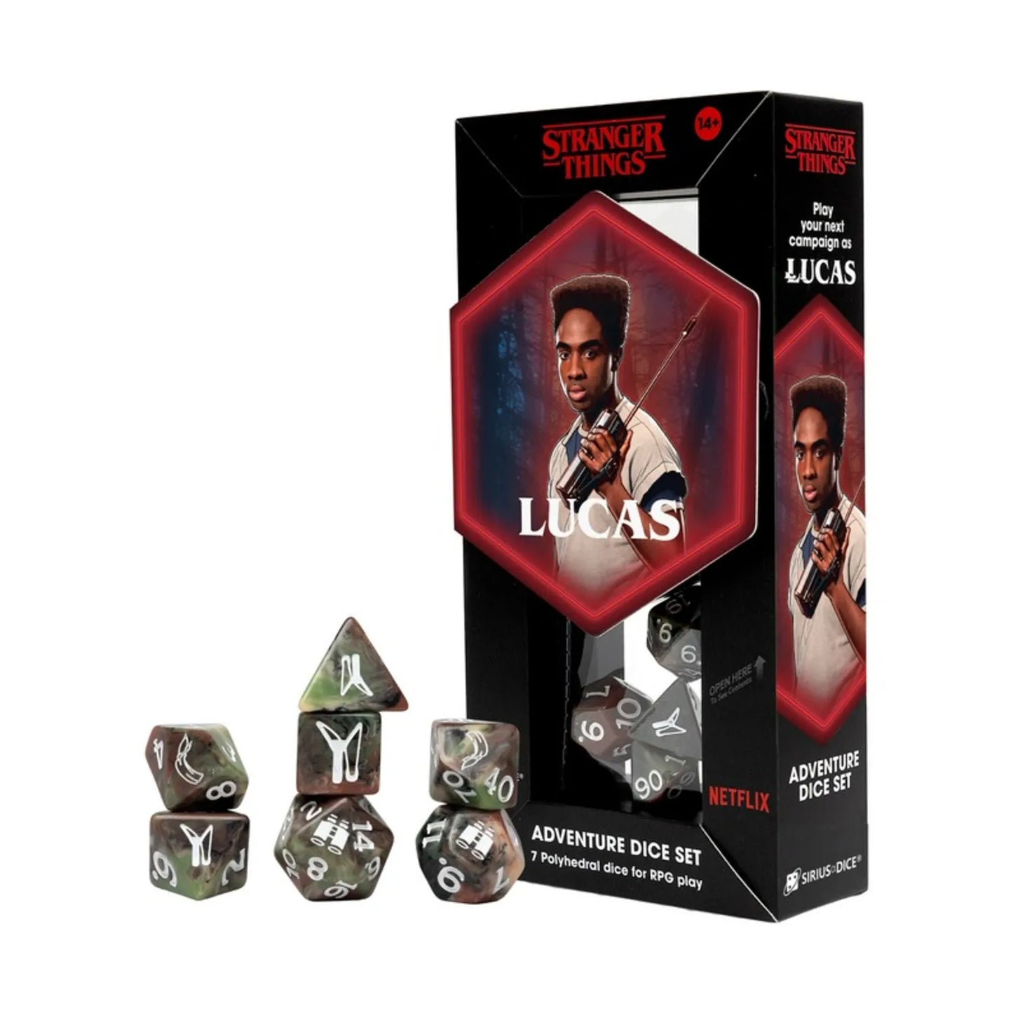 Stranger Things: Lucas Adventure Dice Set