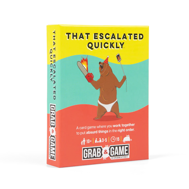 That Escalated Quickly: Grab & Game