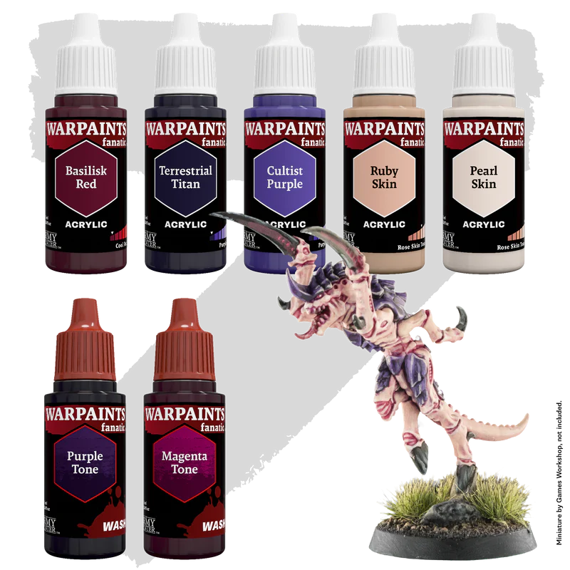 The Army Painter: Purple Xenos Flesh - Combat Se7ens Army Paint Set