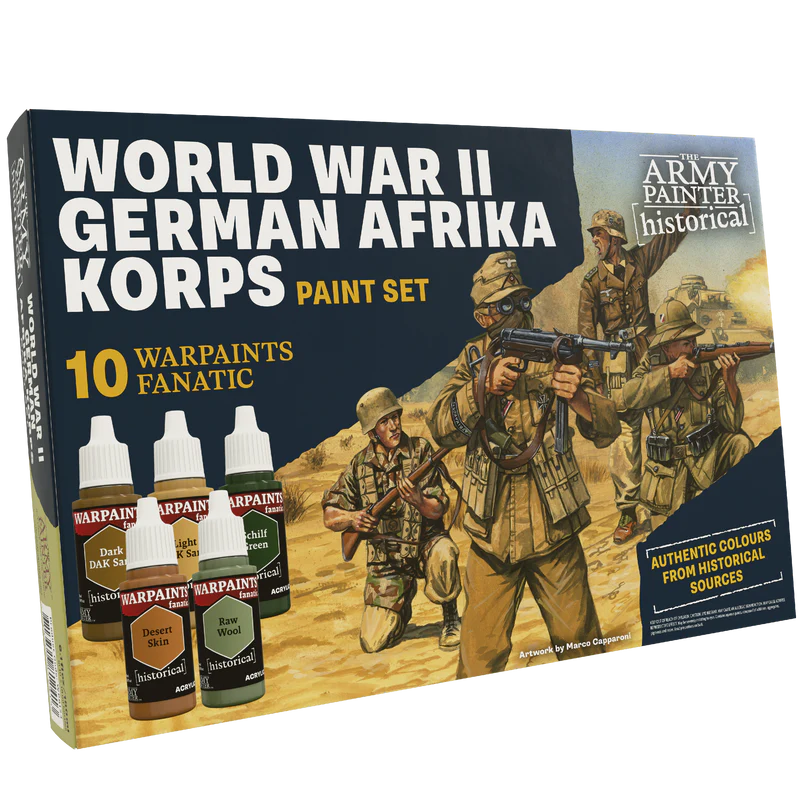 The Army Painter Historical: World War II - German Afrika Korps Paint Set