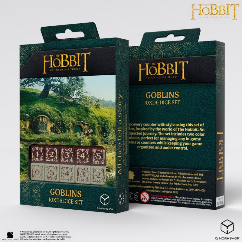 The Hobbit: Goblins D6 Dice Set (10)