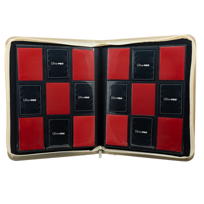Zippered Pro-Binder: 9-Pocket (360) - Red
