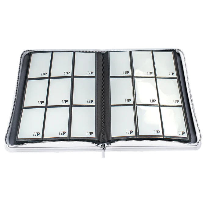 Zippered Pro-Binder: 9-Pocket (360) - White