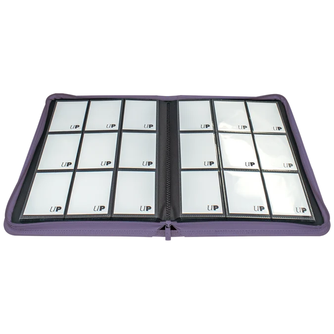 Zippered Pro-Binder: 9-Pocket (360) - Purple