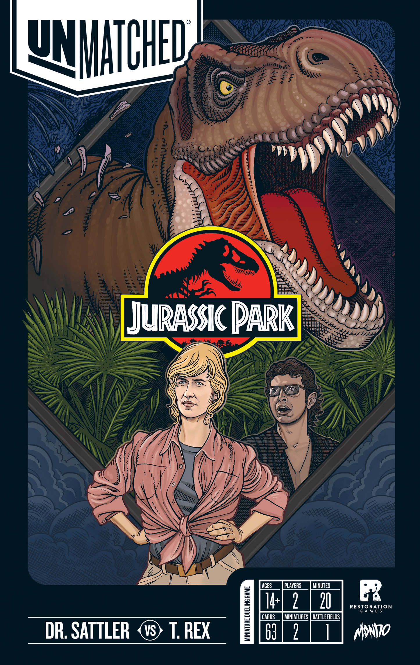 Unmatched: Jurassic Park - Dr. Sattler vs T. Rex