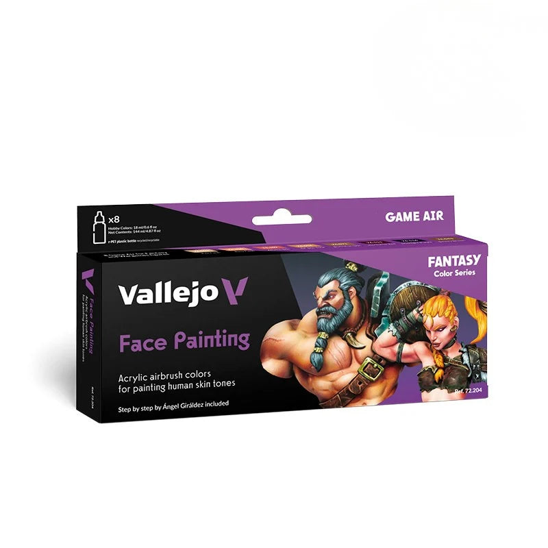 Vallejo: Face Painting Paint Set