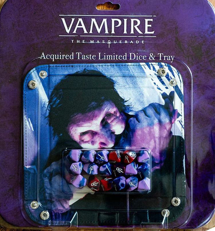 Vampire: The Masquerade - Acquired Taste Limited Dice & Tray