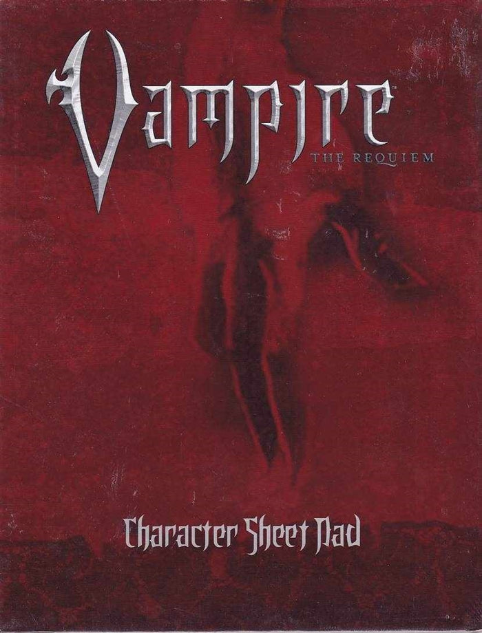 Vampire: The Requiem - Character Sheet Pad