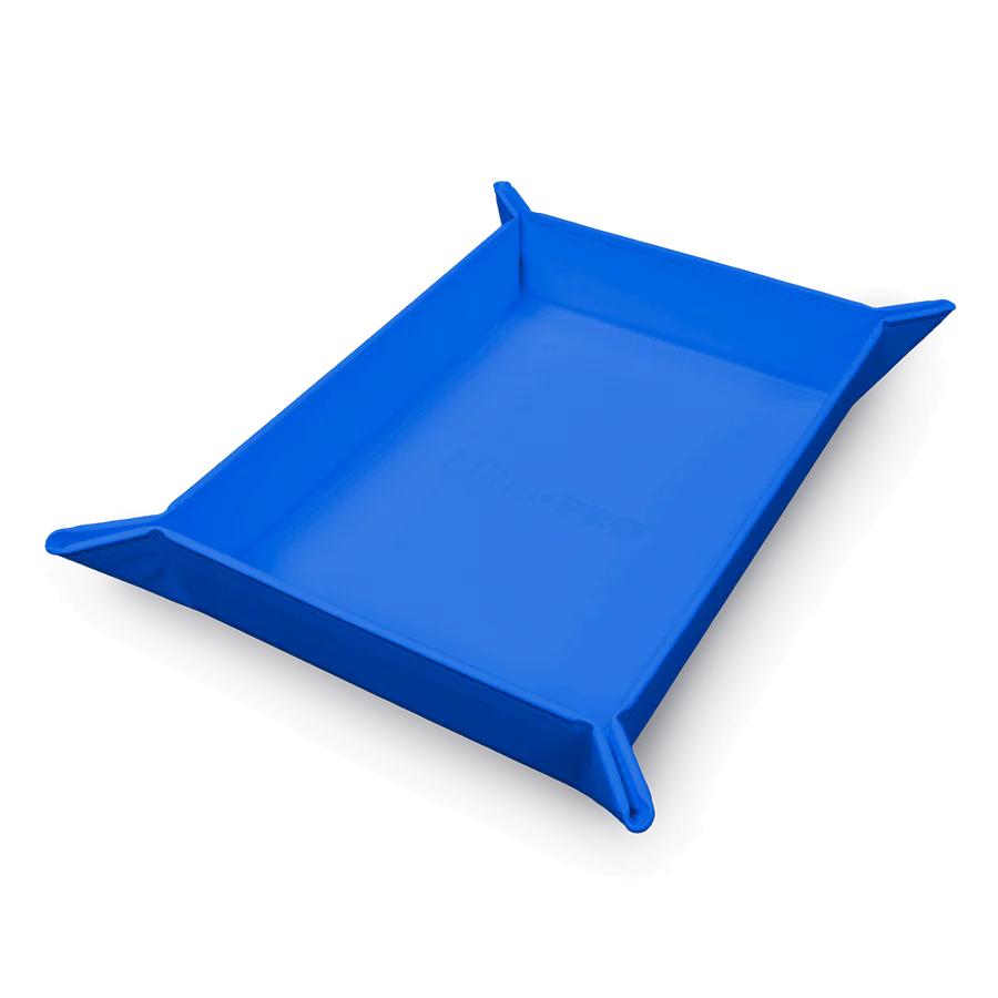 Vivid Blue Magnetic Foldable Dice Tray
