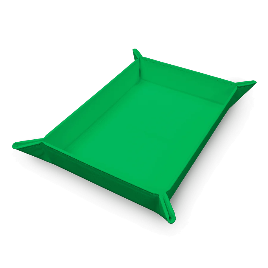 Vivid Green Magnetic Foldable Dice Tray