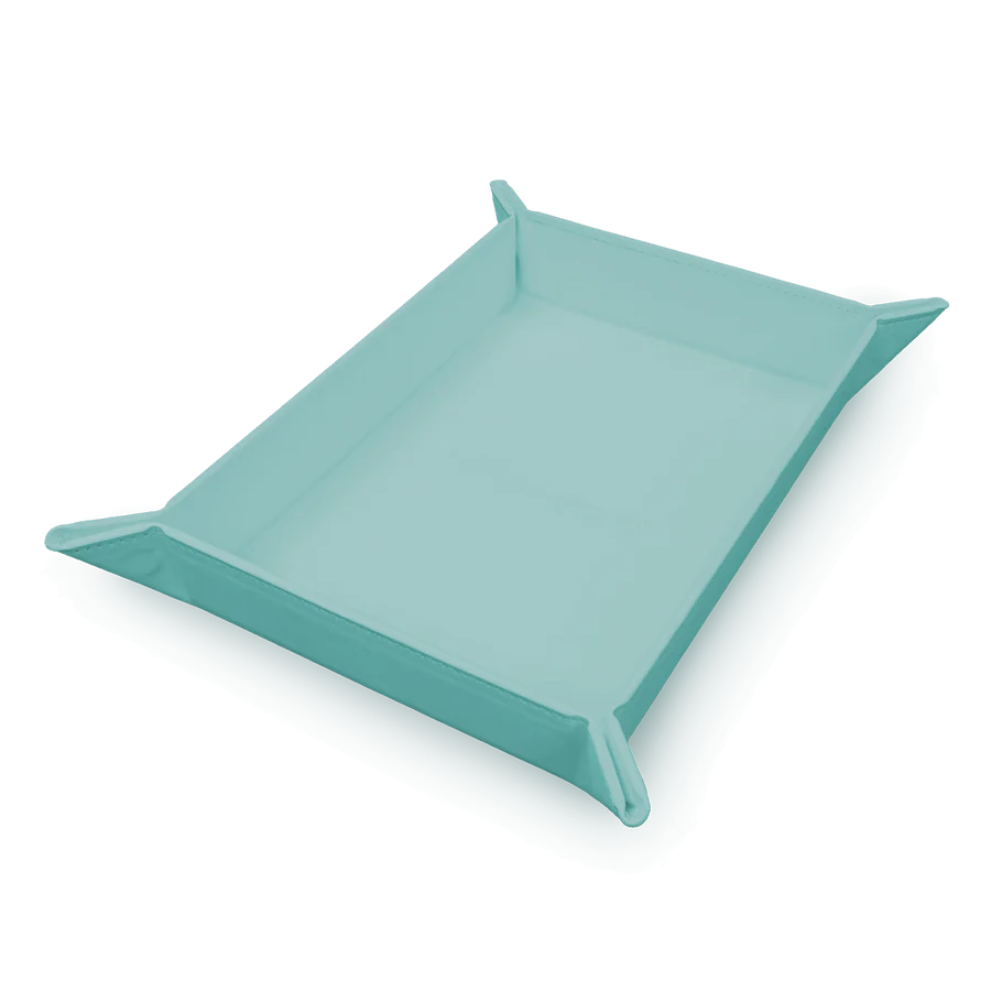 Vivid Light Blue Magnetic Foldable Dice Tray