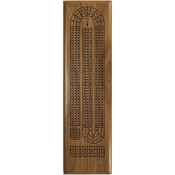 Cribbage 3-Track Board (Walnut)