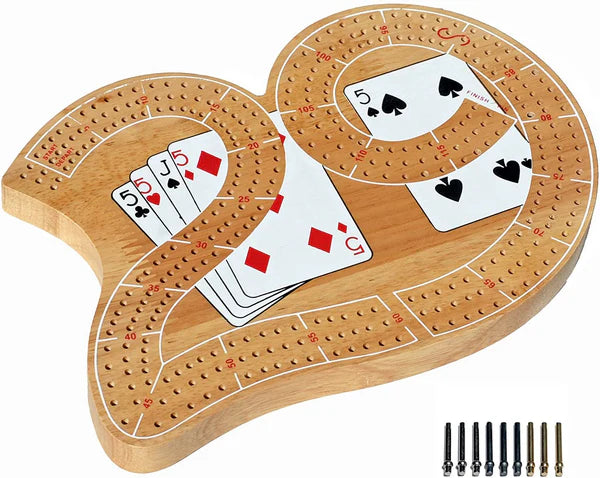 Large "29" 3-Track Cribbage Board
