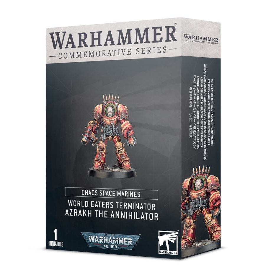 Warhammer Commemorative Series: Chaos Space Marines - World Eaters Terminator: Azrakh the Annihilator