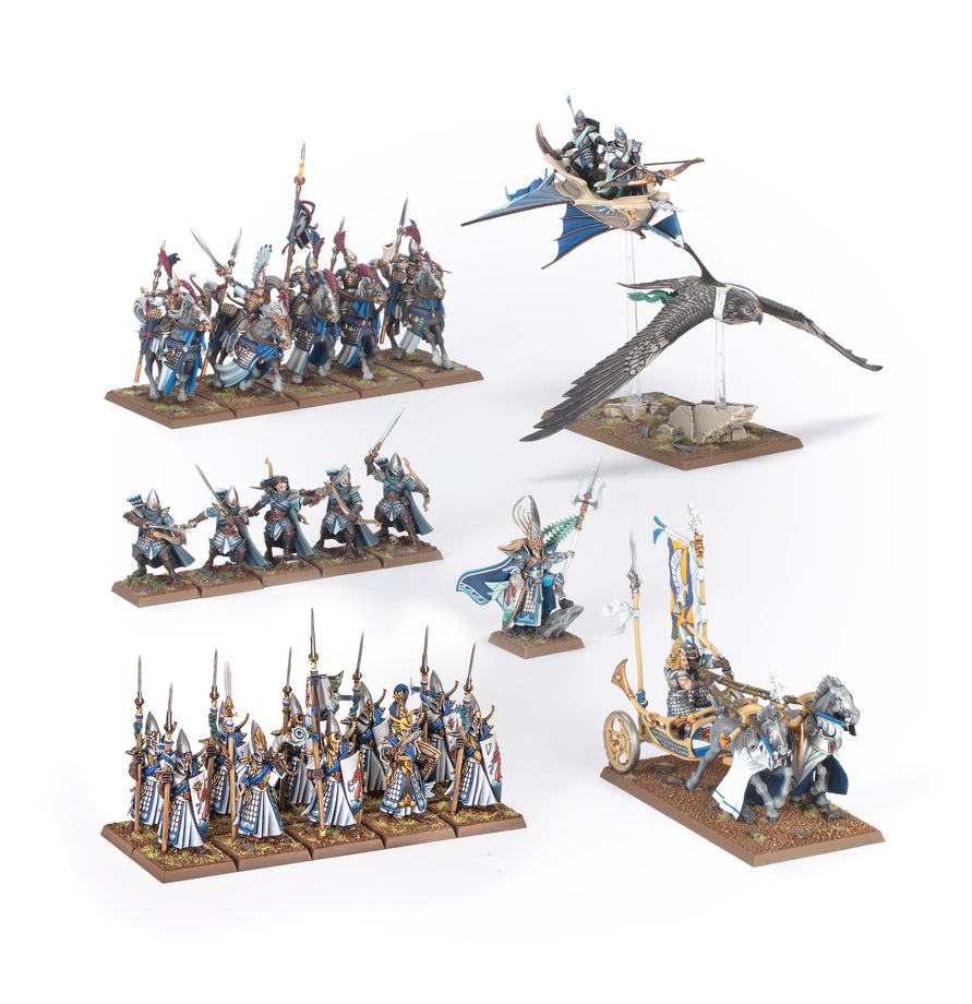 Warhammer: The Old World - High Elf Realms: Battle March Army