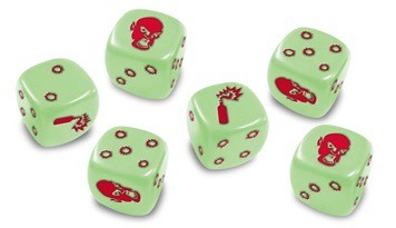 Zombicide Dice (Glow in the Dark)