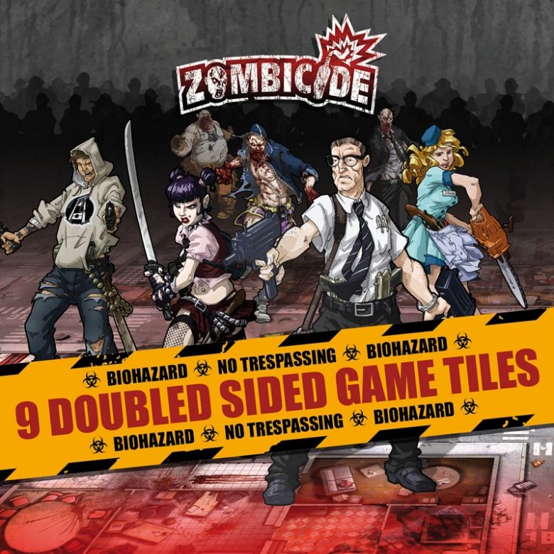 Zombicide: 9 Double-Sided Game Tiles