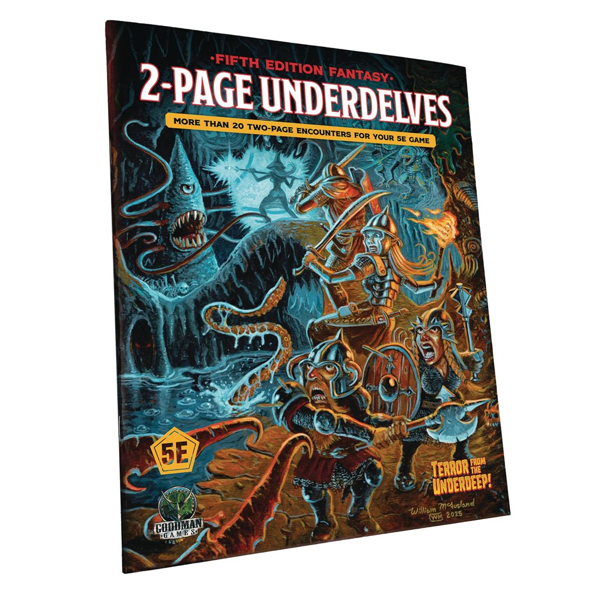 Fifth Edition Fantasy: 2-Page Underdelves