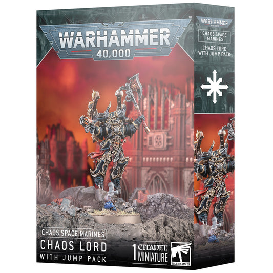 Warhammer 40,000 (10th Edition): Chaos Space Marines - Chaos Lord with Jump Pack