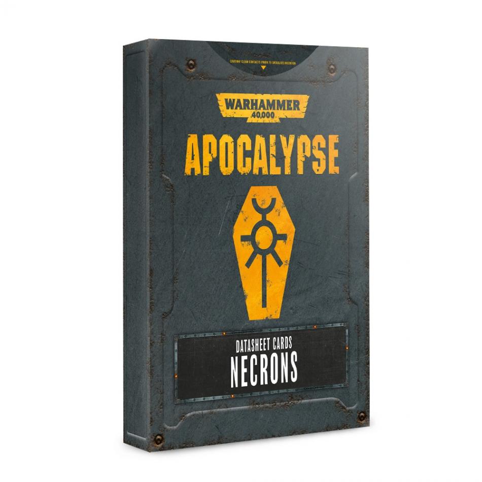 Warhammer 40,000: Apocalypse - Necrons Datasheet Cards