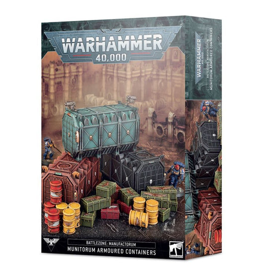 Warhammer 40,000 (10th Edition): Battlezone Manufactorum - Munitorum Armoured Containers
