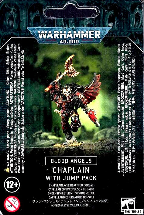 Warhammer 40,000 (10th Edition): Blood Angels - Chaplain with Jump Pack