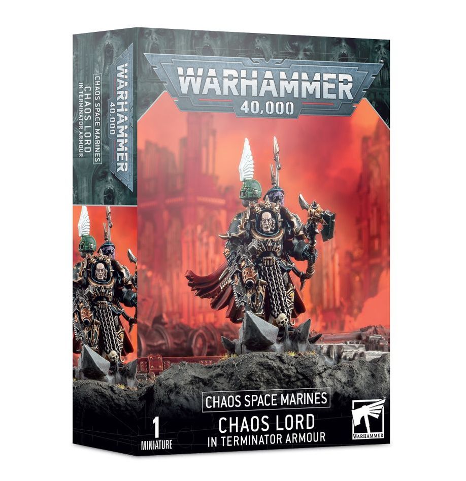 Warhammer 40,000 (9th Edition): Chaos Space Marines - Chaos Lord in Terminator Armour