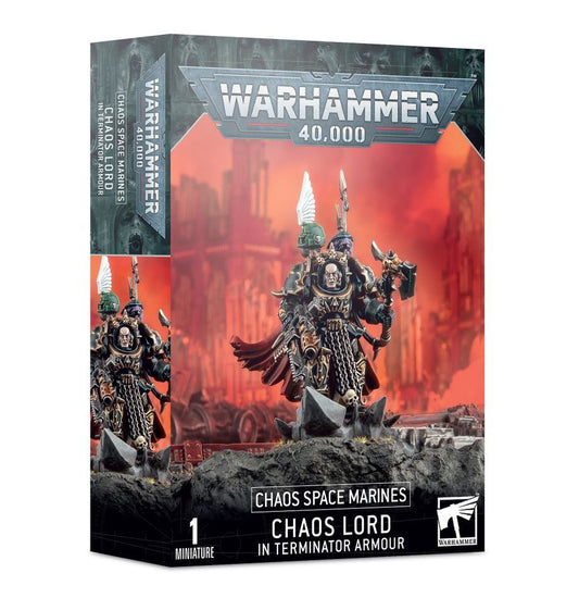 Warhammer 40,000 (9th Edition): Chaos Space Marines - Chaos Lord in Terminator Armour