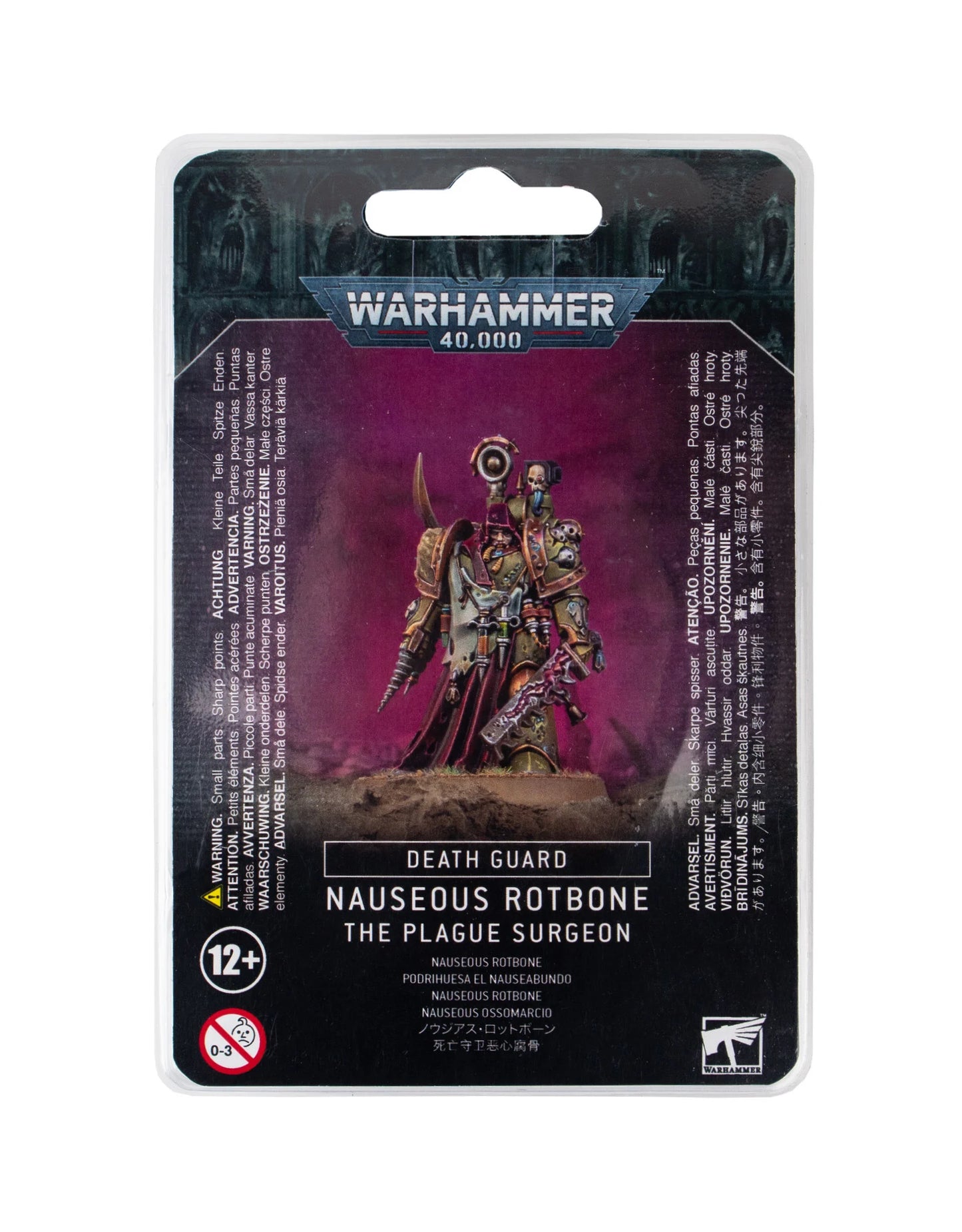 Warhammer 40,000 (10th Edition): Death Guard - Nauseous Rotbone, the Plague Surgeon