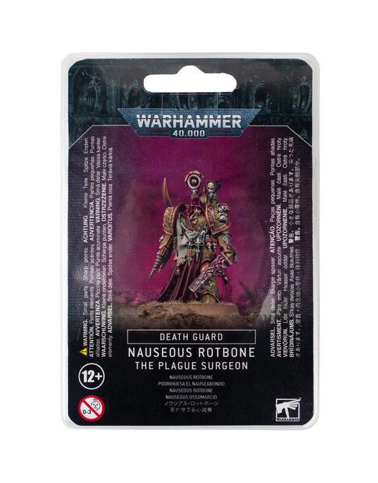 Warhammer 40,000 (10th Edition): Death Guard - Nauseous Rotbone, the Plague Surgeon