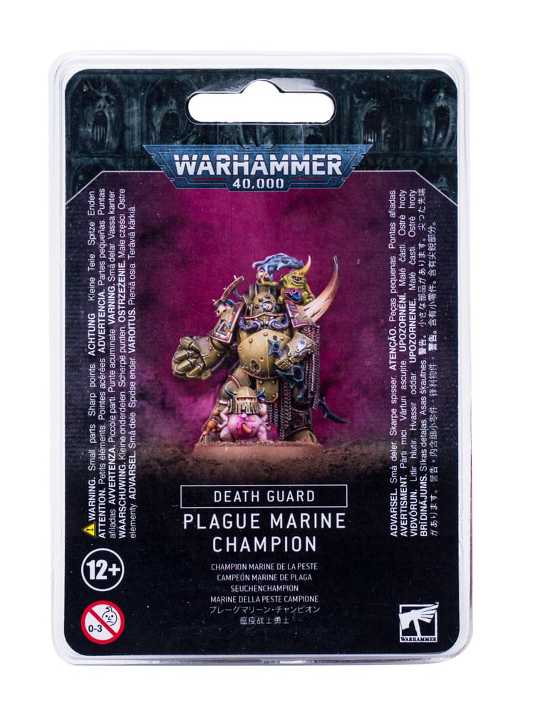 Warhammer 40,000 (10th Edition): Death Guard - Plague Marine Champion