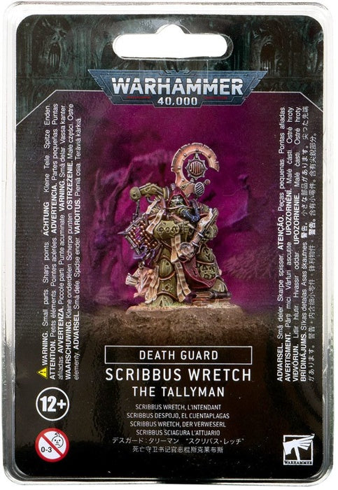 Warhammer 40,000 (10th Edition): Death Guard - Scribbus Wretch, the Tallyman