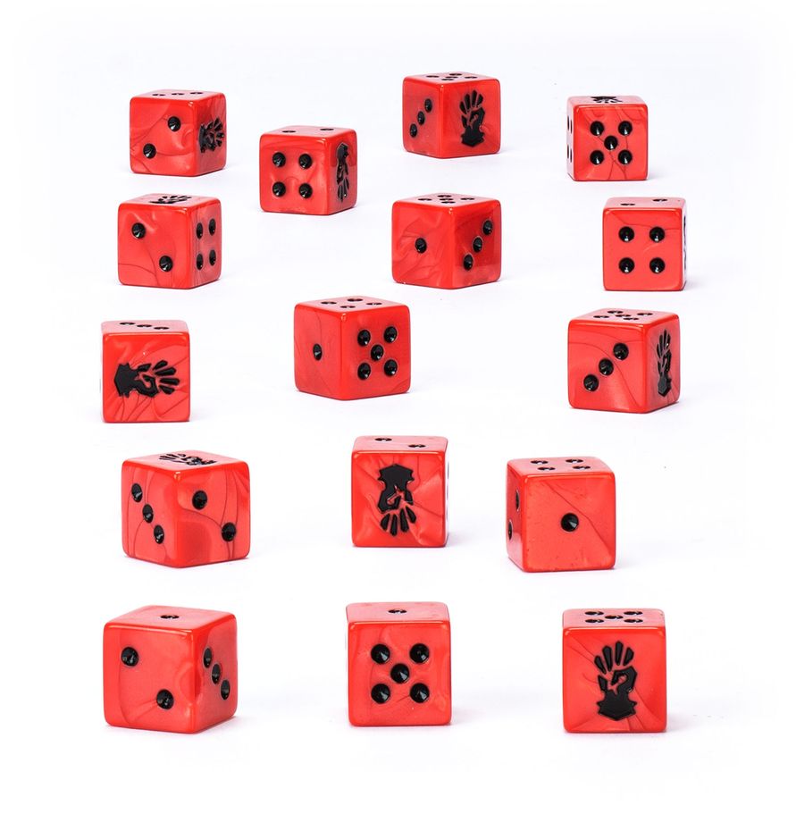 Warhammer 40,000: Chaos Space Marines - Red Corsairs Dice