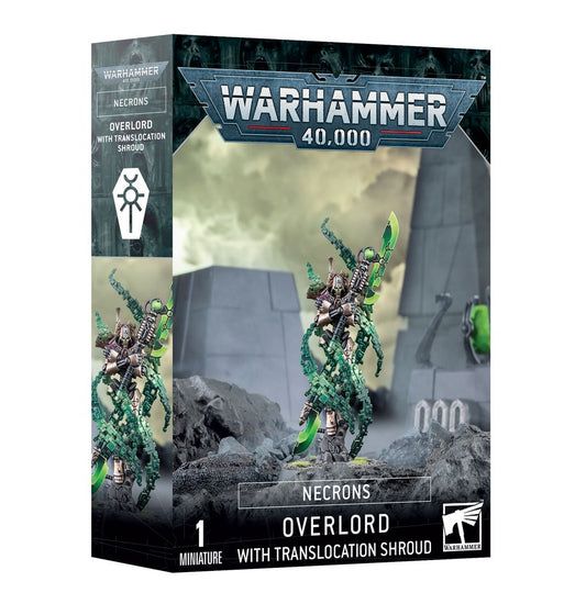 Warhammer 40,000 (10th Edition): Necrons - Overlord with Translocation Shroud