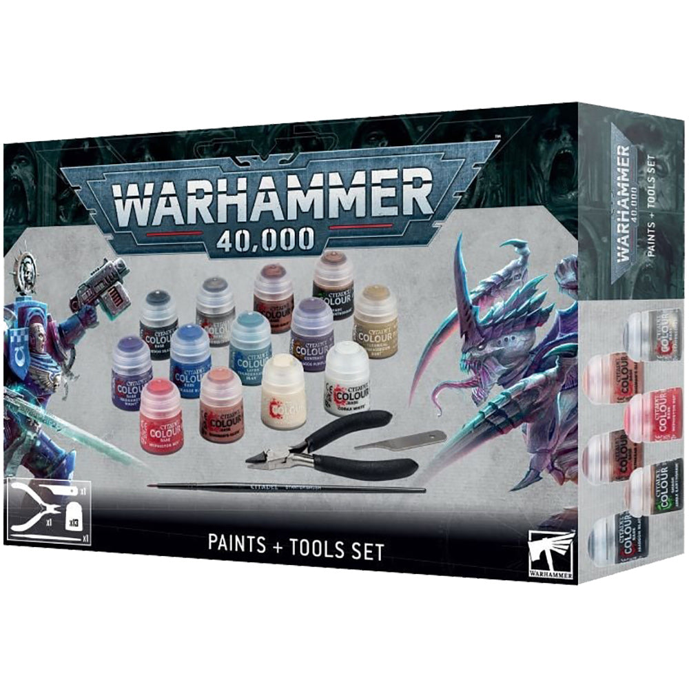 Warhammer 40,000: Paint + Tools Set