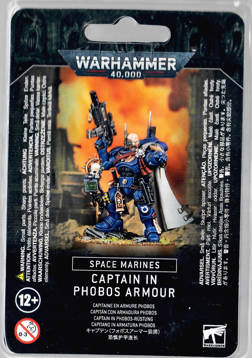 Warhammer 40,000 (10th Edition): Space Marines - Captain in Phobos Armour
