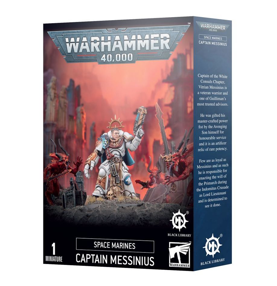 Warhammer 40,000 (10th Edition): Space Marines - Captain Messinius