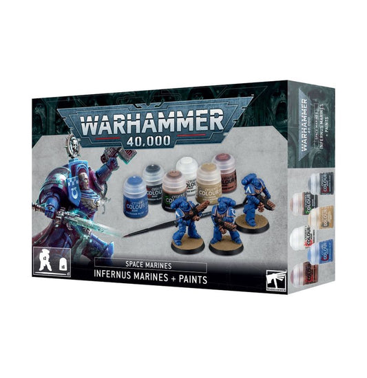 Warhammer 40,000 (10th Edition): Space Marines - Infernus Marines + Paints