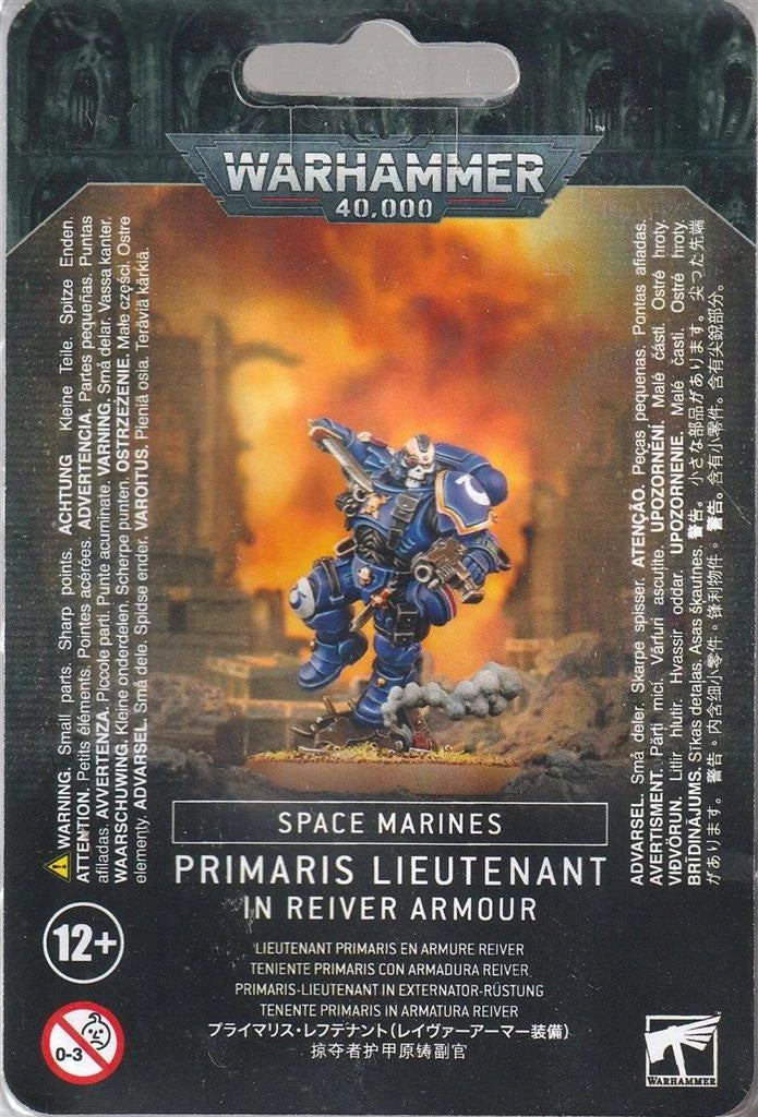 Warhammer 40,000 (10th Edition): Space Marines - Primaris Lieutenant in Reiver Armour