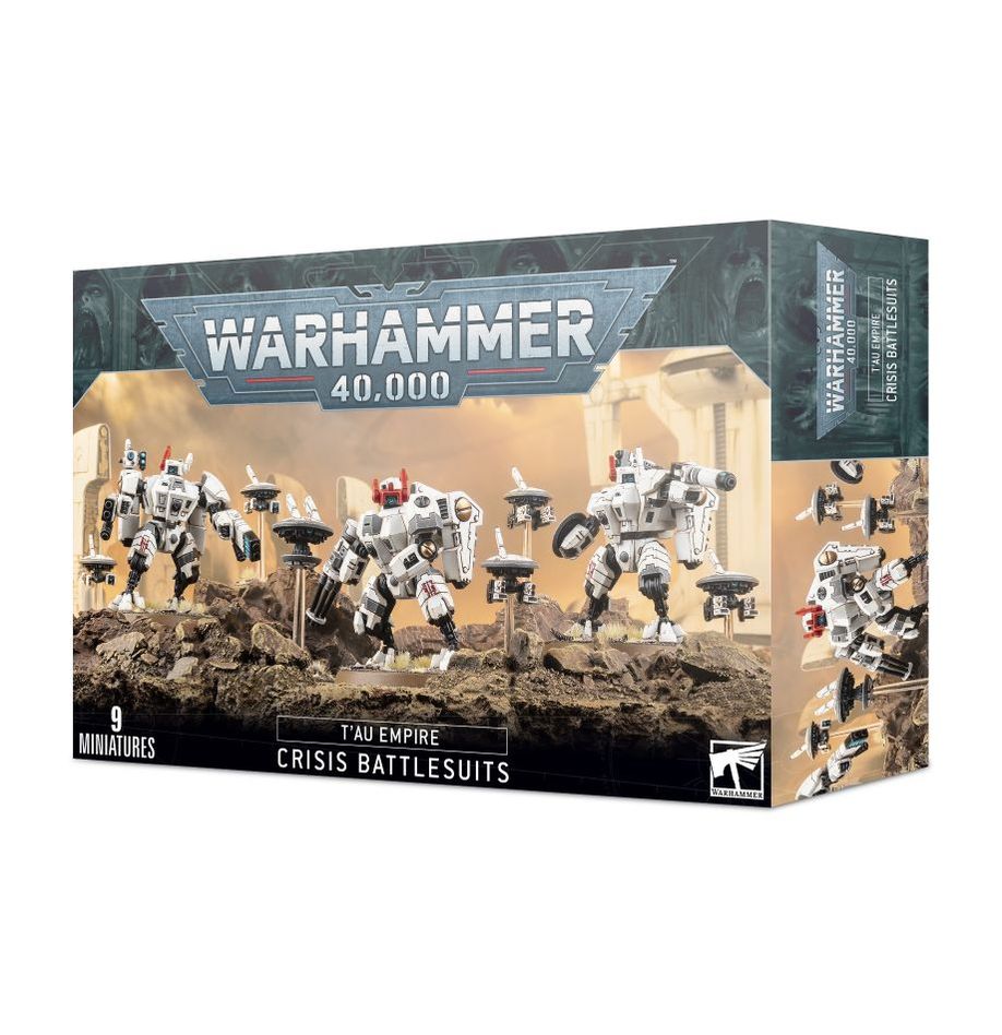 Warhammer 40,000 (10th Edition): T'au Empire - Crisis Battlesuits