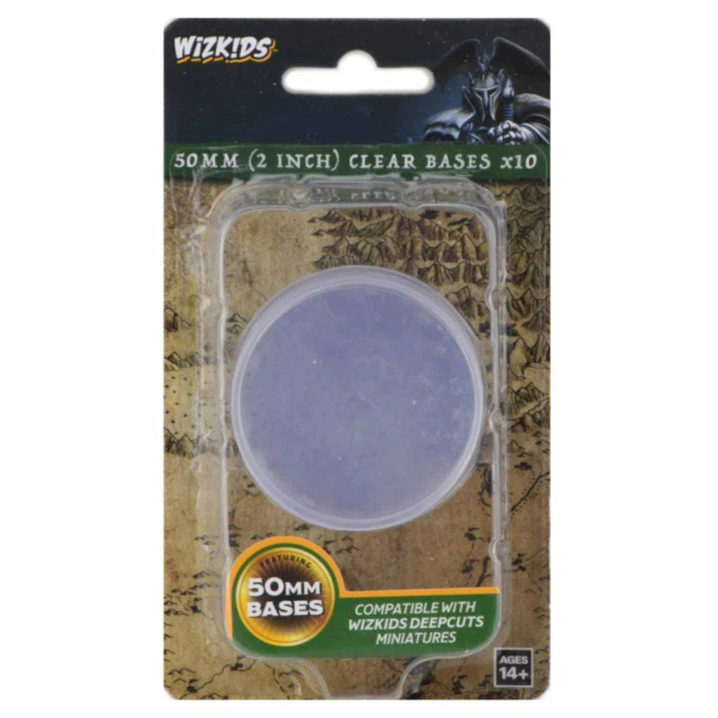 WizKids 50mm Clear Bases (10pk)