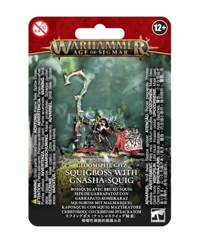 Warhammer: Age of Sigmar - Gloomspite Gitz: Squigboss with Gnasha-Squig