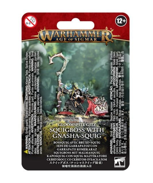 Warhammer: Age of Sigmar - Gloomspite Gitz: Squigboss with Gnasha-Squig