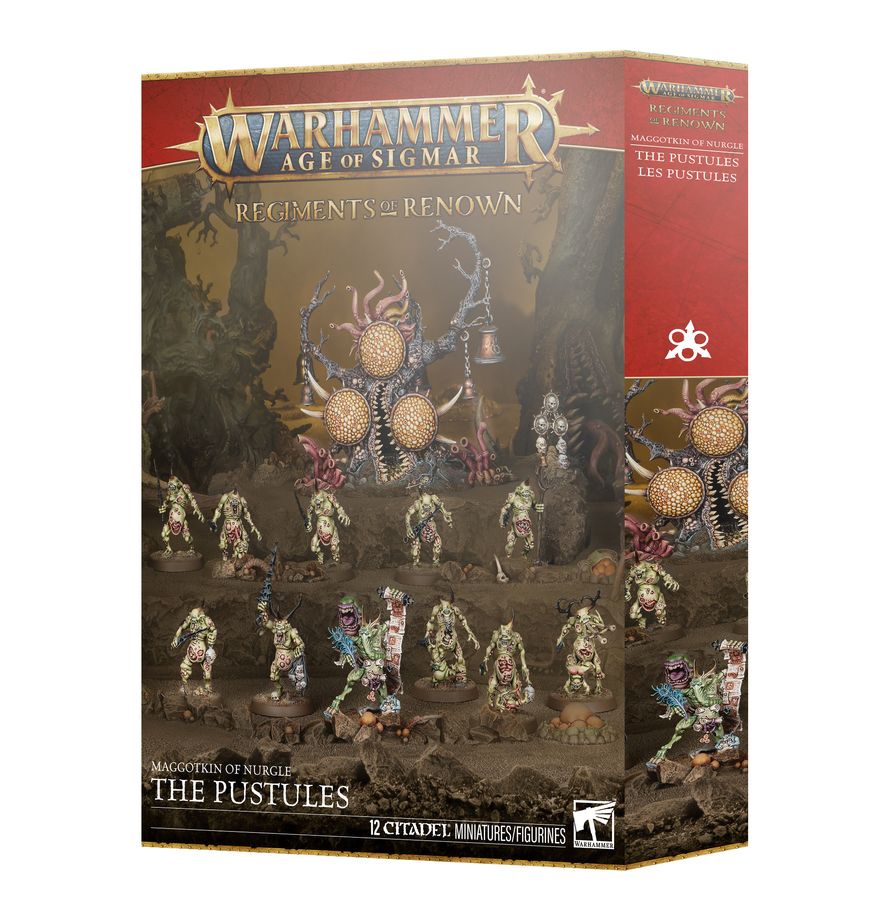 Warhammer: Age of Sigmar - Maggotkin of Nurgle: Regiments of Renown The Pustules