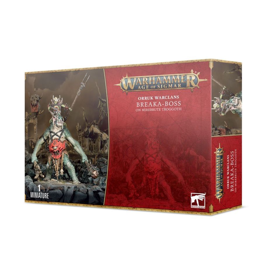 Warhammer: Age of Sigmar - Orruk Warclans: Breaka-Boss on Mirebrute Troggoth