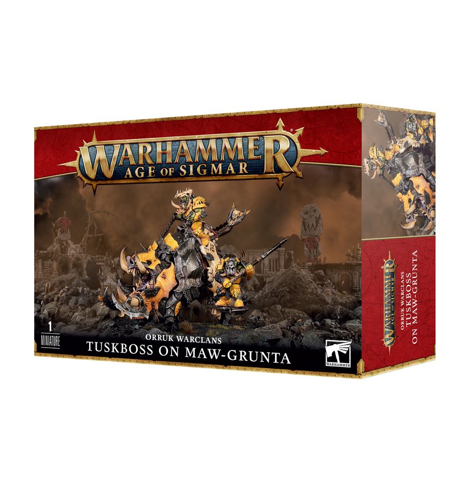 Warhammer: Age of Sigmar - Orruk Warclans: Tuskboss on Maw-Grunta